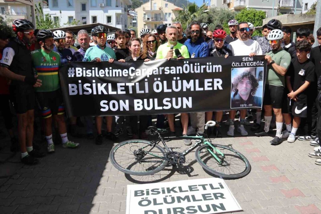 Fethi̇yede Bi̇si̇klet Topluluğu Hayatını Kaybeden Alkan İçi̇n Pedal Çevi̇rdi̇