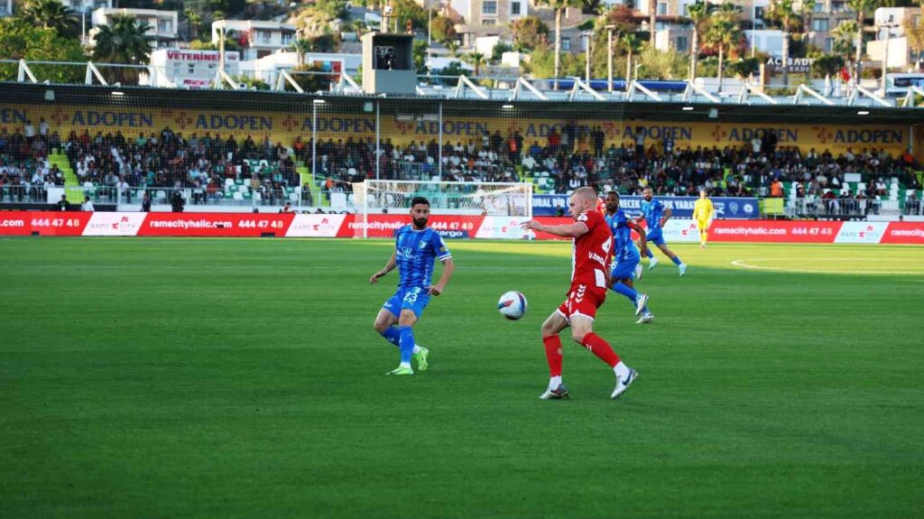 Trendyol Süper Li̇g: Bodrum Fk: 1 – Samsunspor: 2 (İlk Yarı)