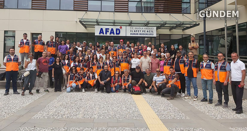 AFAD Bodrum Gönüllüleri Arama Kurtarma Eğitimini Tamamladı