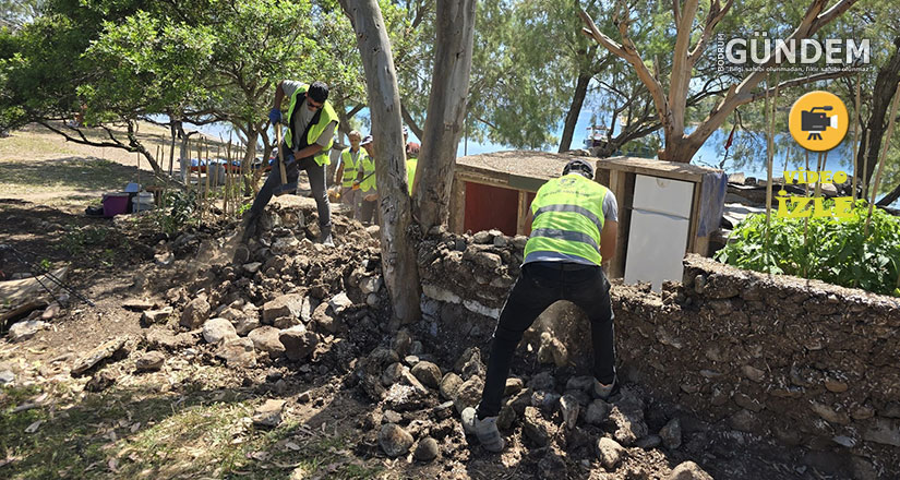 Bodrum Adaboğazı’na kaçak yapı operasyonu