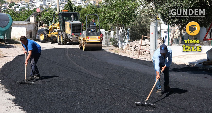 Bodrum’da Cadde ve Sokaklar Yenileniyor