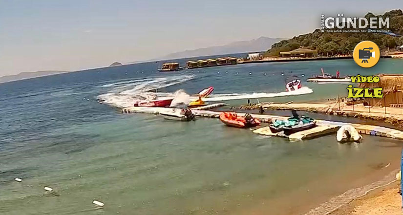 Bodrum’da Su Sporu Kazası Kamerada
