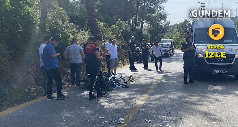 Bodrum’da feci kaza: 1 ölü, 1 yaralı