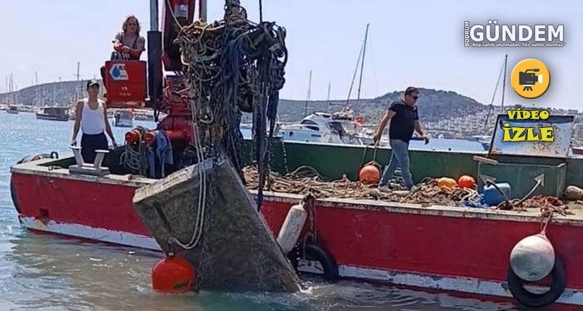 Bodrum’da Tonoz Temi̇zli̇ği̇ Sürüyor