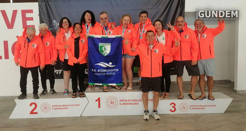 Bodrumspor Master Yüzücülerinden Antalya’da Rekor Yağmuru