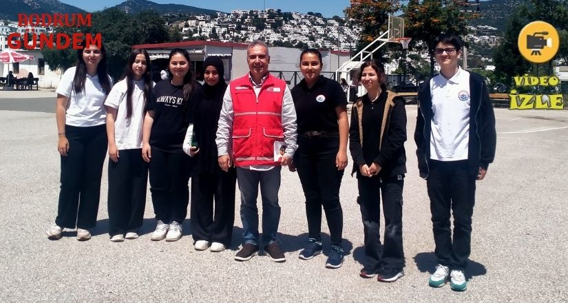 Bodrumlu Lise Öğrencilerinden Gazzeli Çocuklara Anlamlı Destek
