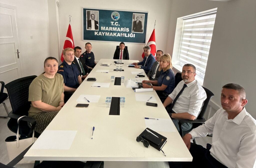 Marmari̇ste Yaz Sezonu Öncesi̇ Li̇man Ve Deni̇z Güvenli̇ği̇ Toplantısı Yapıldı