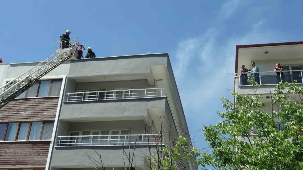 Bacadan Çıkan Yangın Pani̇ğe Neden Oldu