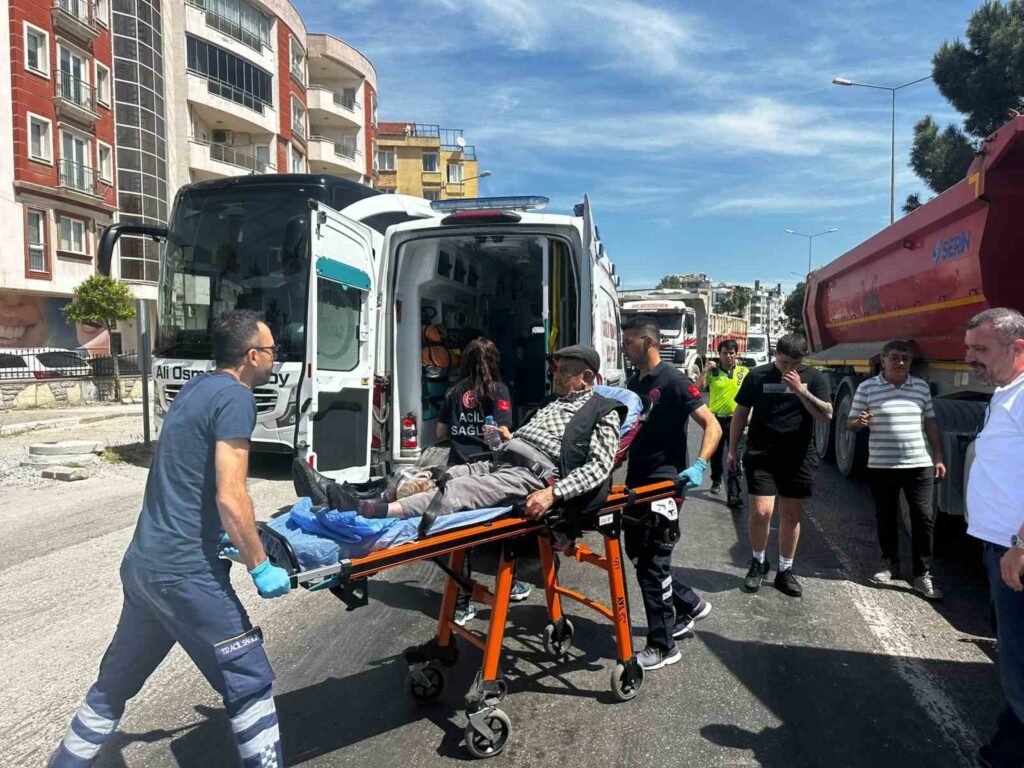 Mi̇las’ta Tır Kazası: 1 Yaralı