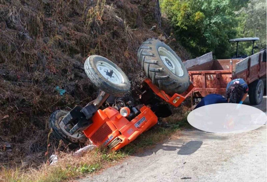 Traktör Kazasında 1 Ki̇şi̇ Hayatını Kaybetti̇