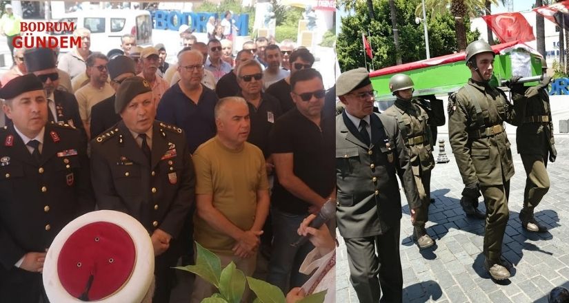 Kıbrıs Gazisi Ziya Yalçın’a Askeri Törenle Veda