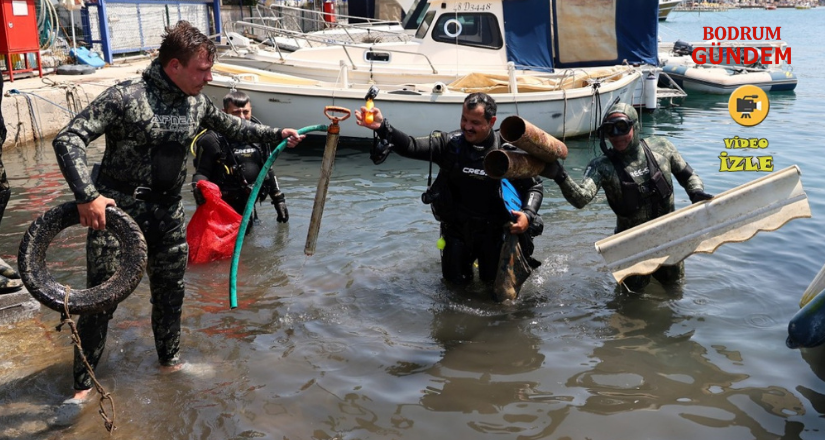 Akyarlar’da Deniz Dibi Temizliği
