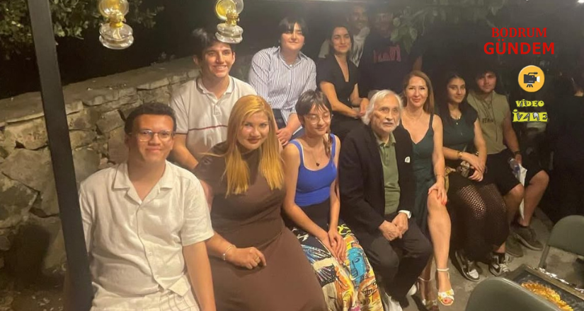 Bodrum Anadolu Lisesi Öğrencilerinden Müjdat Gezen’e Ziyaret