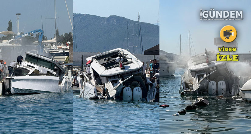 Bodrum’daki Marinada Patlama: 3 yaralı