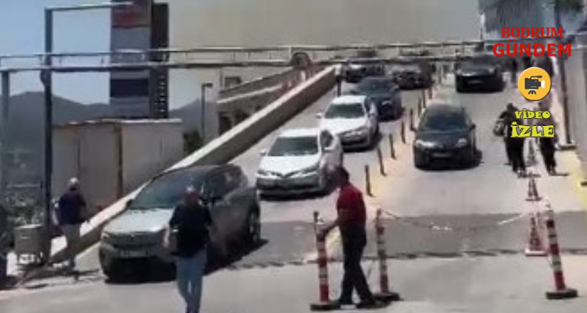 Bodrum’daki̇ Yangında Alışveri̇ş Merkezi̇ Tahli̇ye Edi̇ldi̇