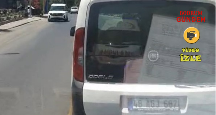 Hasta Taşıyan Ambulansa Yol Vermeyi̇nce Gözaltına Alındı