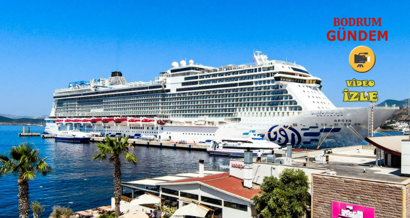 Malta bayraklı kruvaziyer Bodrum’a ilk seferini yaptı