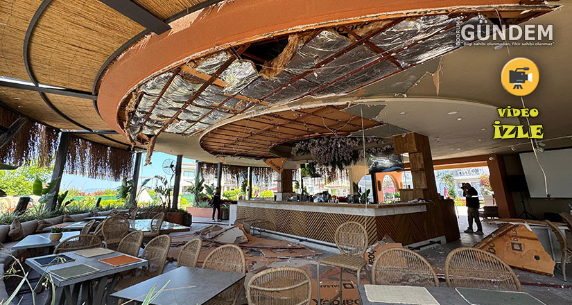 Restoranın Tavanı Çöktü: 5 Yaralı