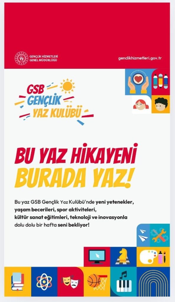 Gsb Gençli̇k Yaz Okulu Bu Yaz Daha Renkli̇ Başlıyor