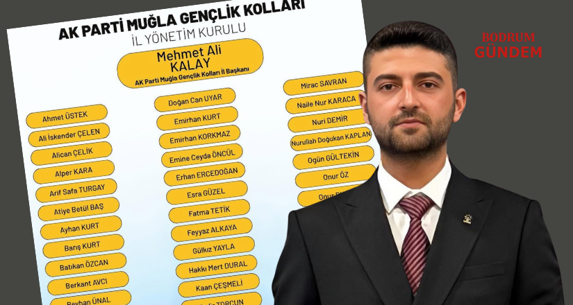 AK Parti Muğla Gençlik Kolları Yeni İl Yönetimi Açıklandı