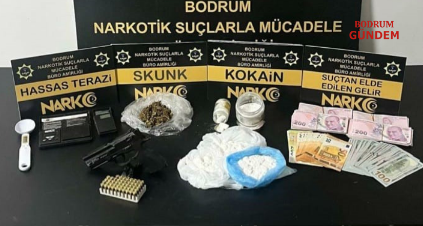 Avrupa’dan Bodrum’a uyuşturucu sevkiyatına darbe: 9 gözaltı