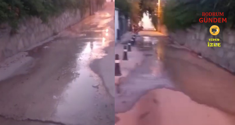 Bir Haftadır Boşa Akan Temiz Su
