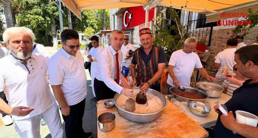 Bodrum’da Aşure ve Kar Şerbeti İkramı