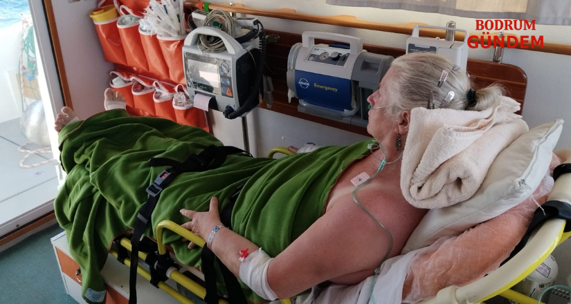 Deniz Ambulansıyla Kalp Hastasına Zamana Karşı Yarış