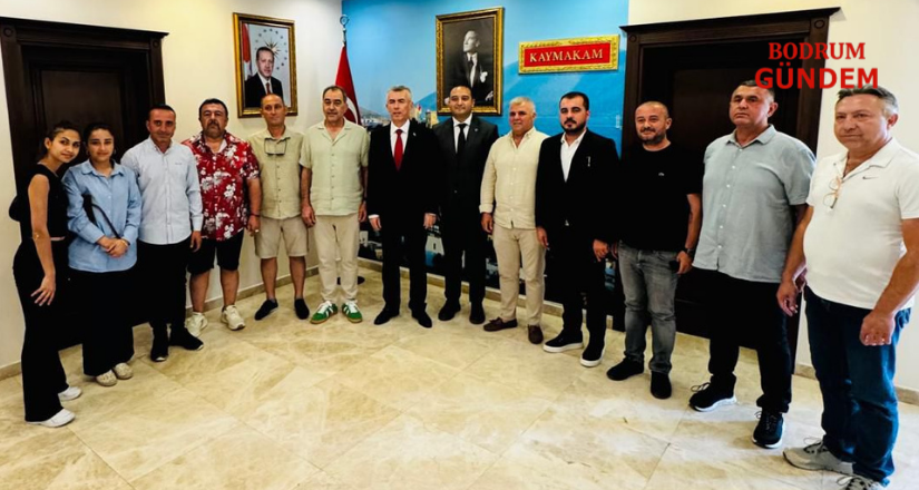 Kaymakam Ali Sırmalı’ya İlk Ziyaret Başkan Yaşar Yıldız’dan