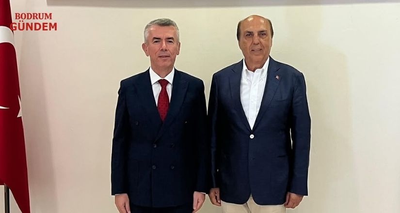 Aydın Ayaydın’dan Bodrum Kaymakamı Ali Sırmalı’ya Ziyaret