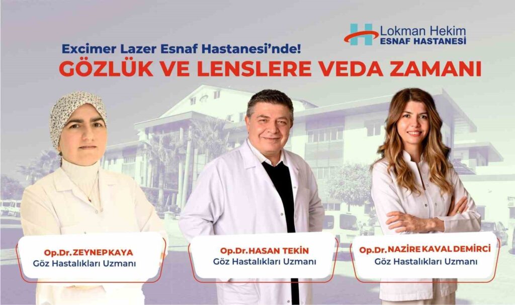 Esnaf Hastanesi̇nde Gözlük Ve Lenslere Veda