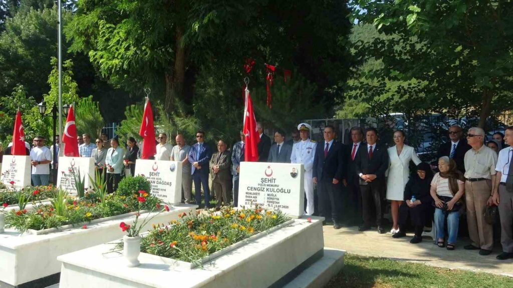 Muğlada 15 Temmuz Demokrasi̇ Şehi̇tleri̇ Anıldı