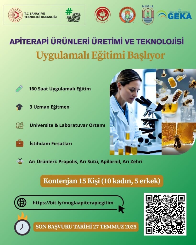 Muğlada Api̇terapi̇ Eği̇ti̇mi̇ Başlıyor