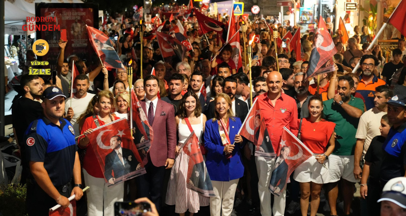30 Ağustos Zafer Bayramı Bodrum’un Dört Bir Yanında Kutlandı