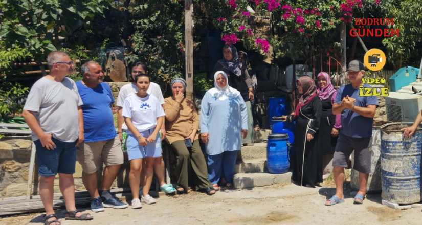 Bodrum Yukarı İslamhaneleri’nde 25 Gündür Su Yok, Mahalle Halkı İsyanda