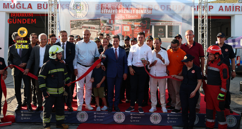Bodrum’da Yeni İtfaiye Hizmet Binası Törenle Açıldı