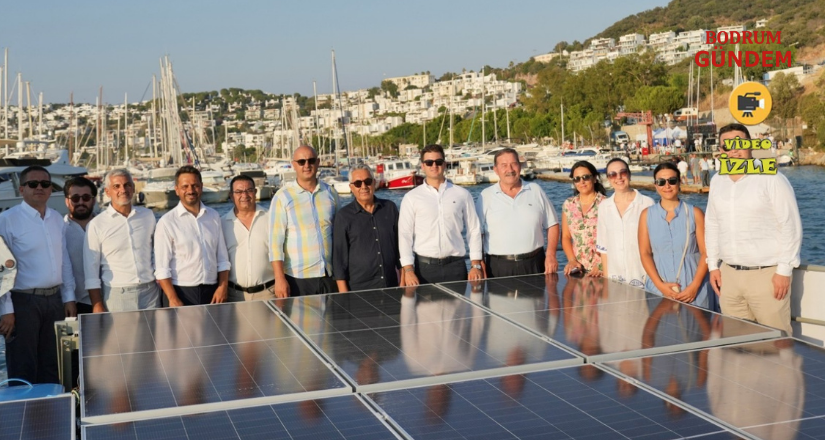 Bodrum’da ‘Yüzer Deniz Suyu Arıtma Platformu’ tanıtıldı