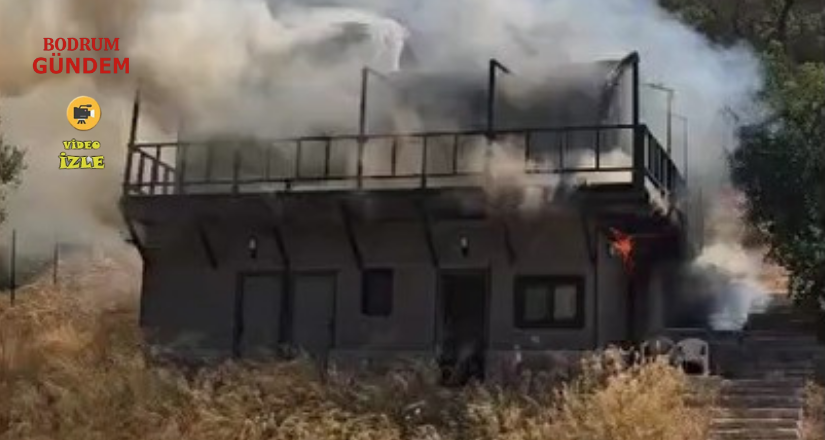 Mazı’da Korkutan Yangın: Ev Alevlere Teslim Oldu