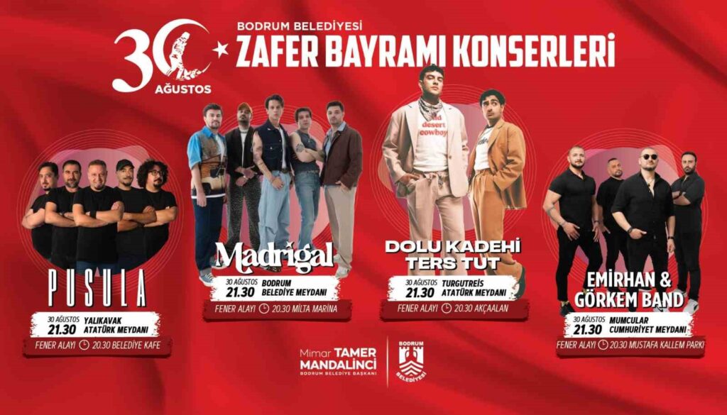 Bodrum, Zafer Bayramı’na Hazırlanıyor