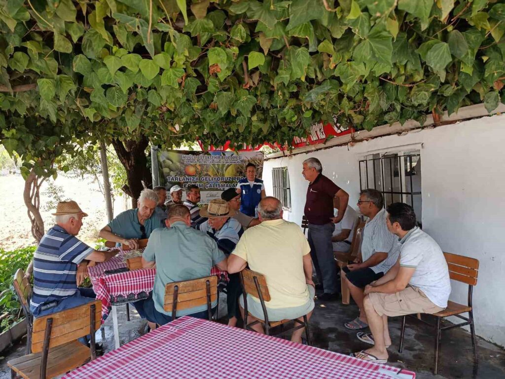 Büyükşehi̇r ‘Tarlanıza Geli̇yoruz Projesi̇yle Mi̇laslı Üreti̇ci̇leri̇n Yanında