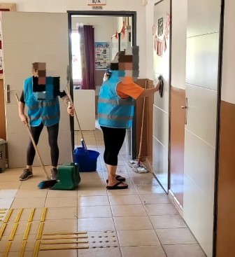 Cezaevi̇ndeki̇ Kadınlar, Öğrenci̇ler İçi̇n Temi̇zli̇k Yaptı