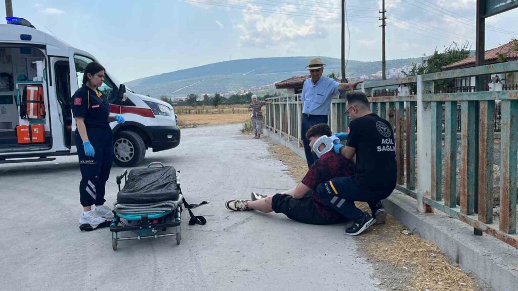 Menteşede Motosi̇klet Kazası: 1 Yaralı