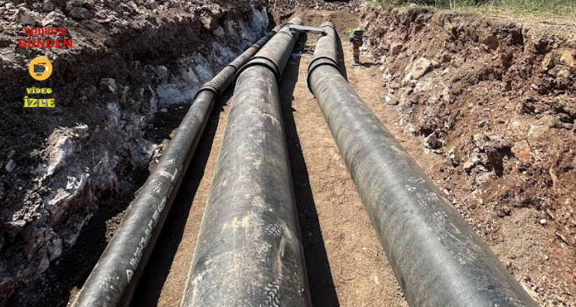 21,5 Ki̇lometre Arızalı İsale Hattının 8.5 Ki̇lometresi̇ Tamamlandı