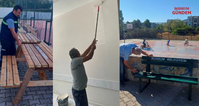 Bodrum Belediyesi Okullara Destek Vermeye Devam Ediyor
