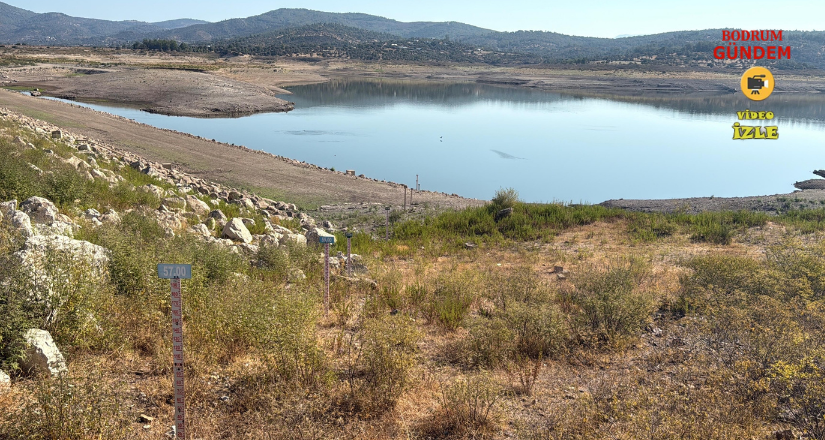 Bodrum’da musluklar kurudu, baraj suyu tarlalara aktı
