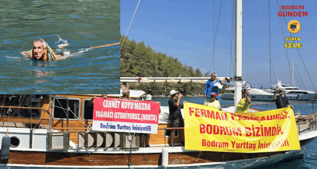 Cennet Koy’da Özel Yat Protestosu