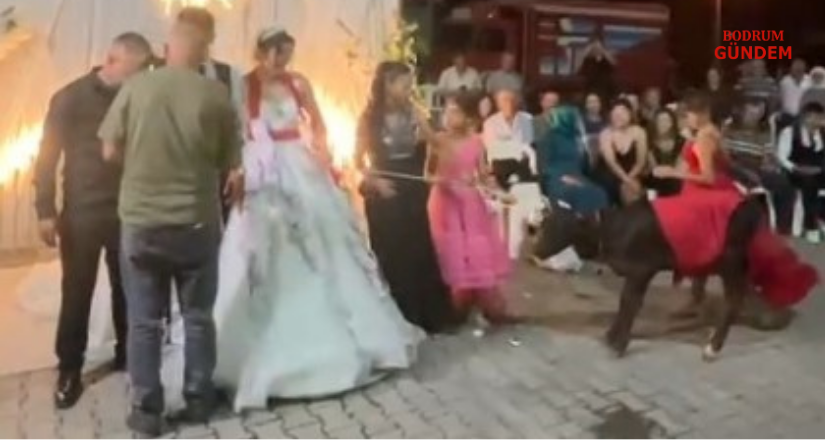 Damadın eniştesinden ilginç düğün hediyesi
