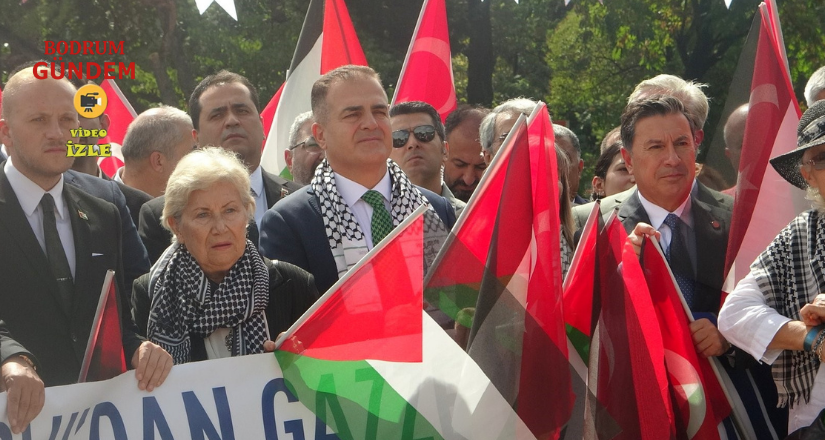 Gazze için Sumud Filosu’na destek mitingi
