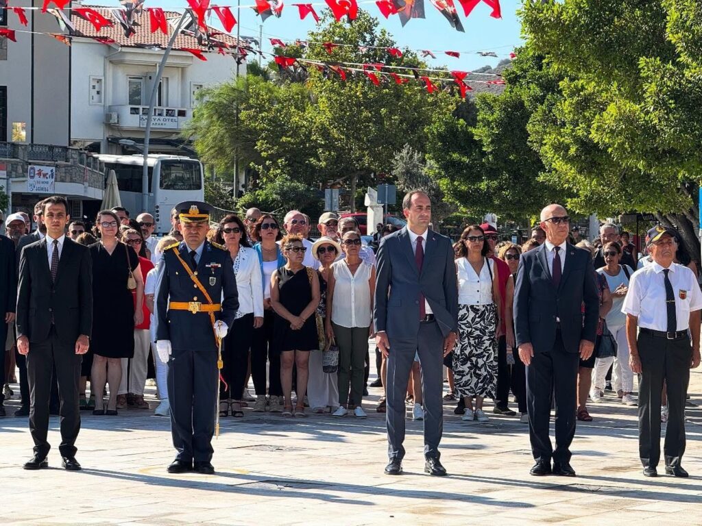 Datçada Gazi̇ler Günü Törenle Kutlandı