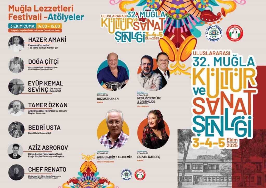 Uluslararası 32Nci̇ Muğla Kültür Ve Sanat Şenli̇ği̇ Başlıyor